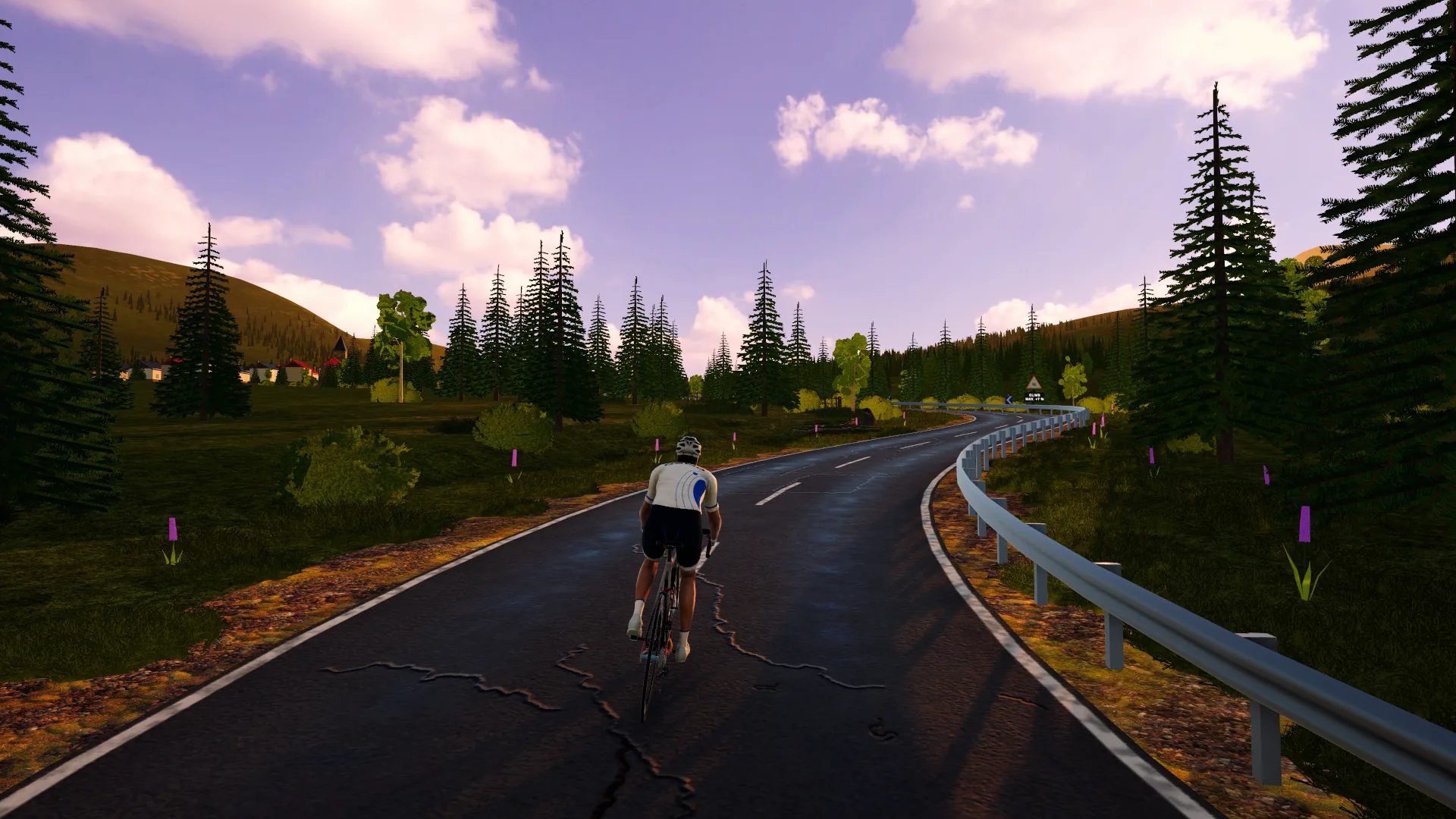 Le sommet de l’Alpe d’Huez dans FORGE Ride