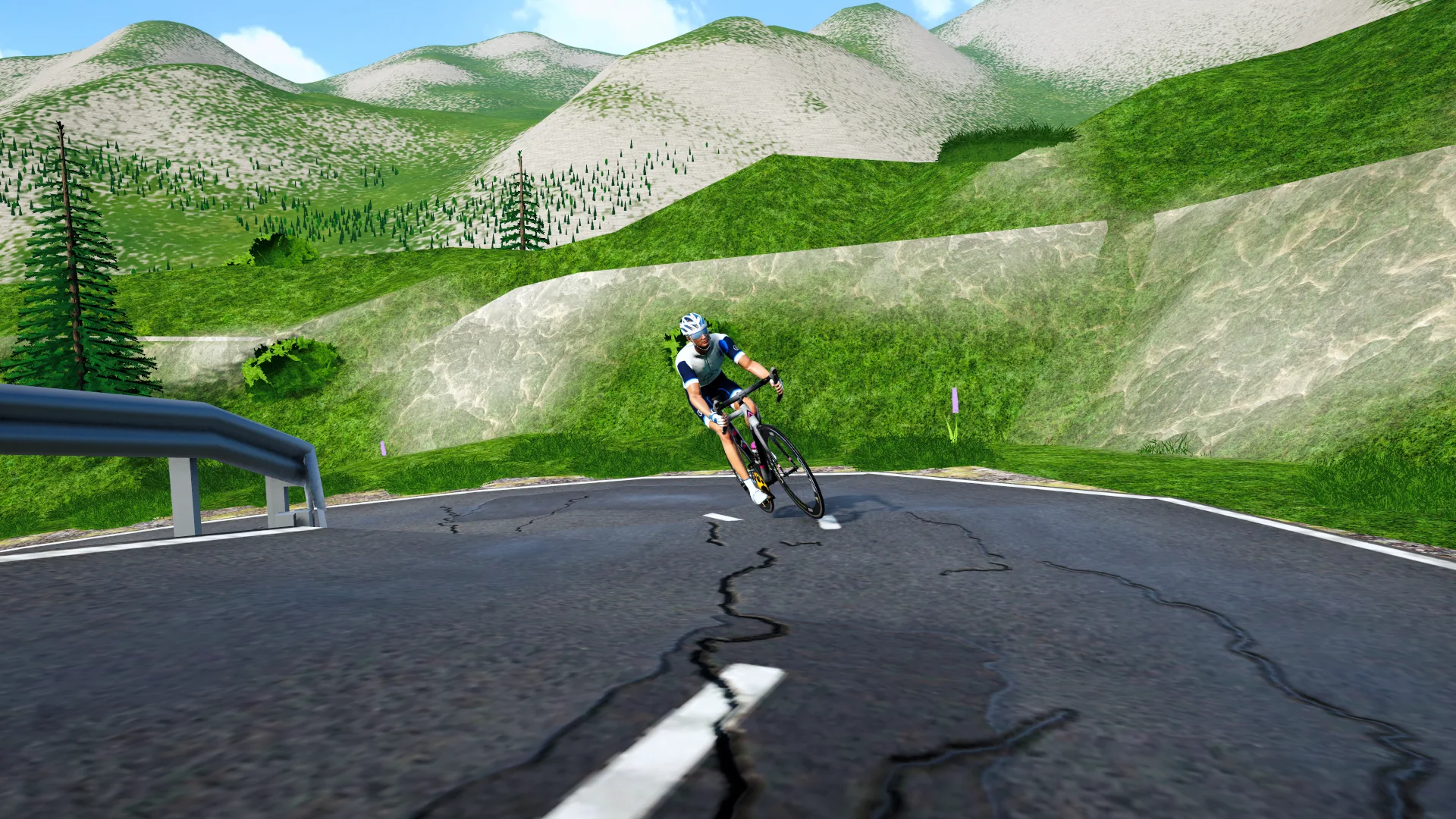 Montée du Passo dello Stelvio dans FORGE Ride