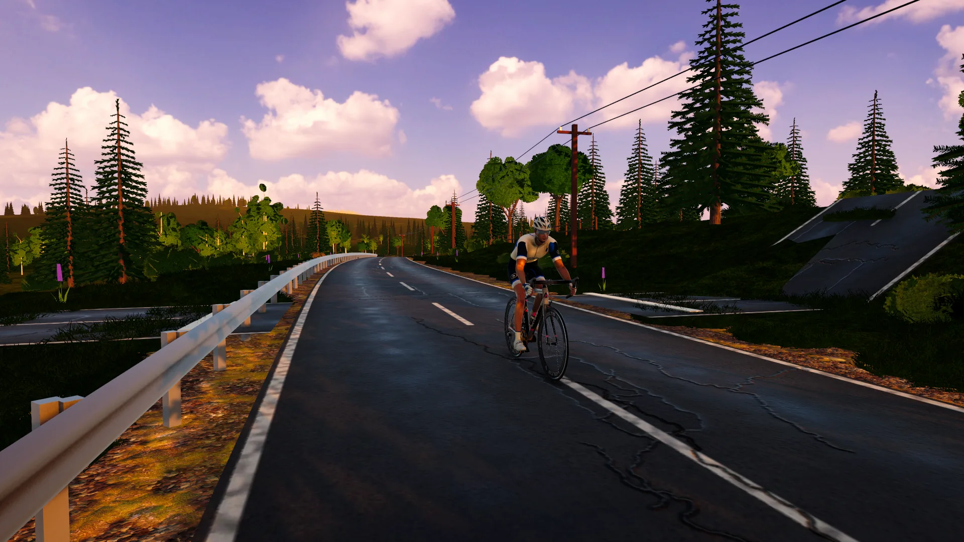 La route vers Mont-Tremblant dans FORGE Ride