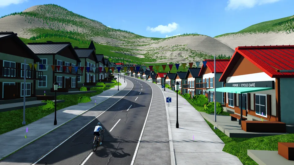 Alpe d’Huez dans FORGE Ride